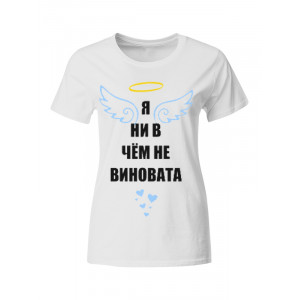  Tricou pentru cuplu Ca întotdeauna de vină pentru tot - eu nu sunt de vină pentru nimic. Photo 3